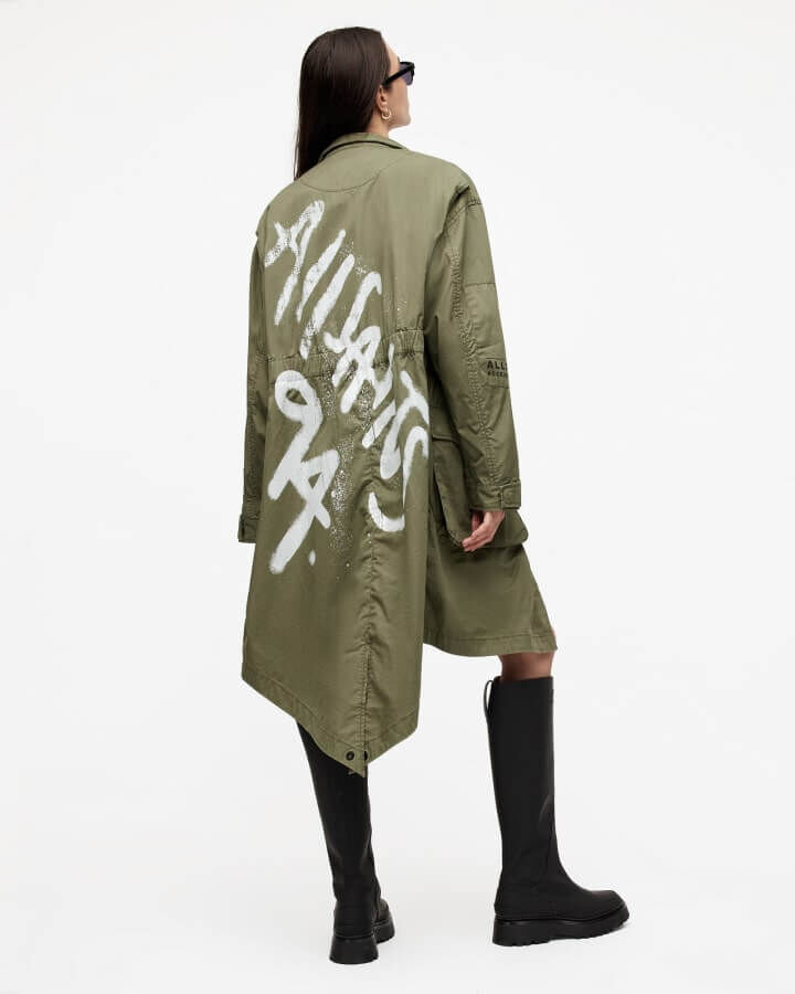 Shop Milla Relaxed Fit Printed Parka Jacket.