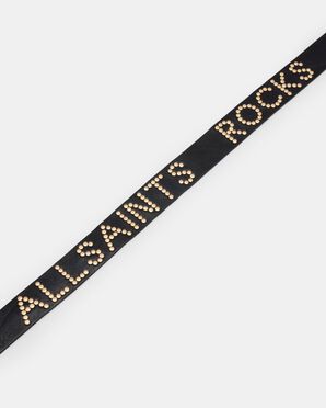 Shop the AllSaints Rock Studded Leather Belt