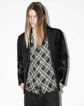 Shop the Andrius Leather Blazer