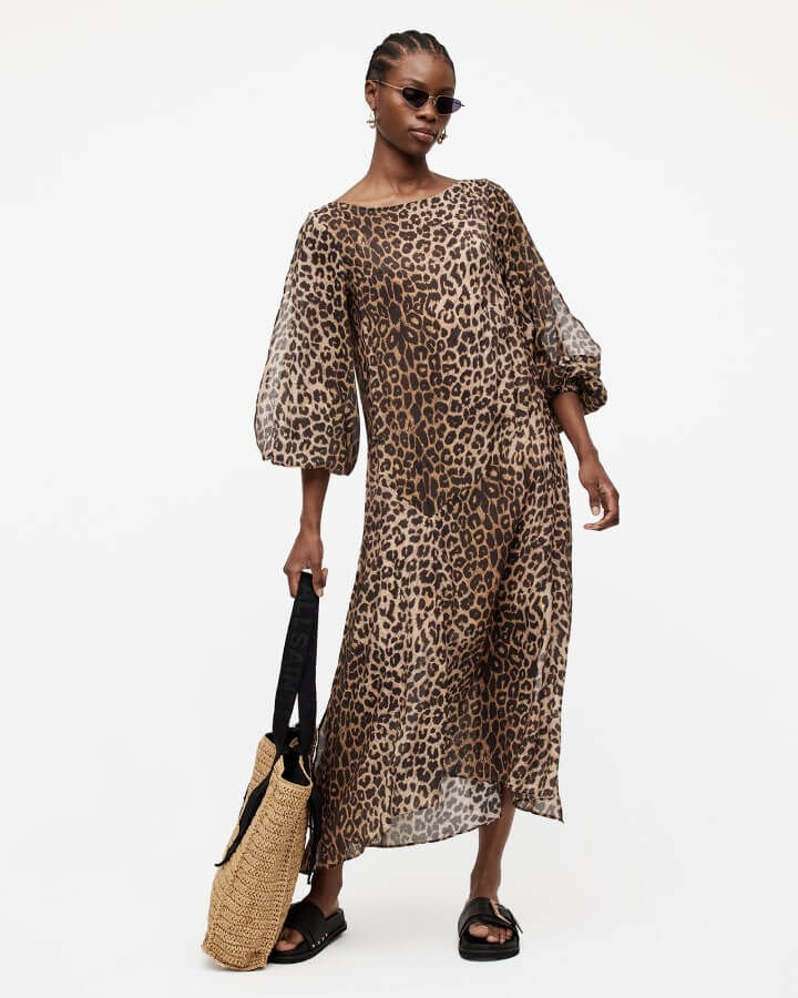 Shop Jane Leopard Print Maxi Cover Up Dress.