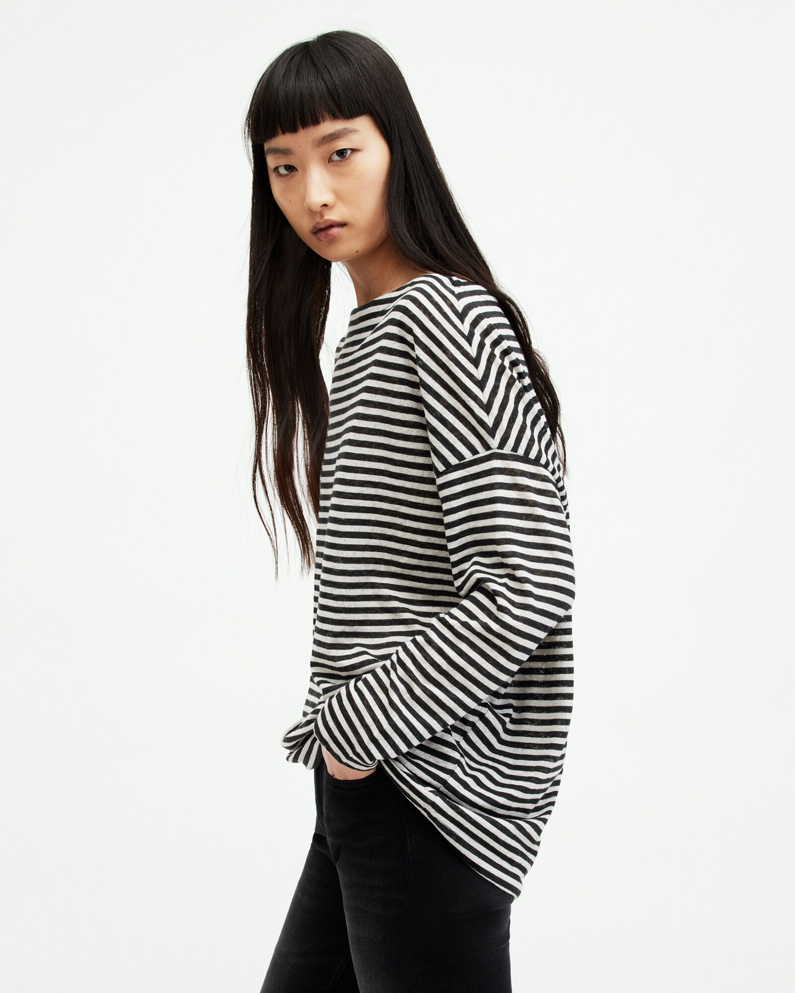 Rita Oversized Striped T-Shirt