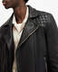 Conroy Textured Leather Biker Jacket  large image number 2