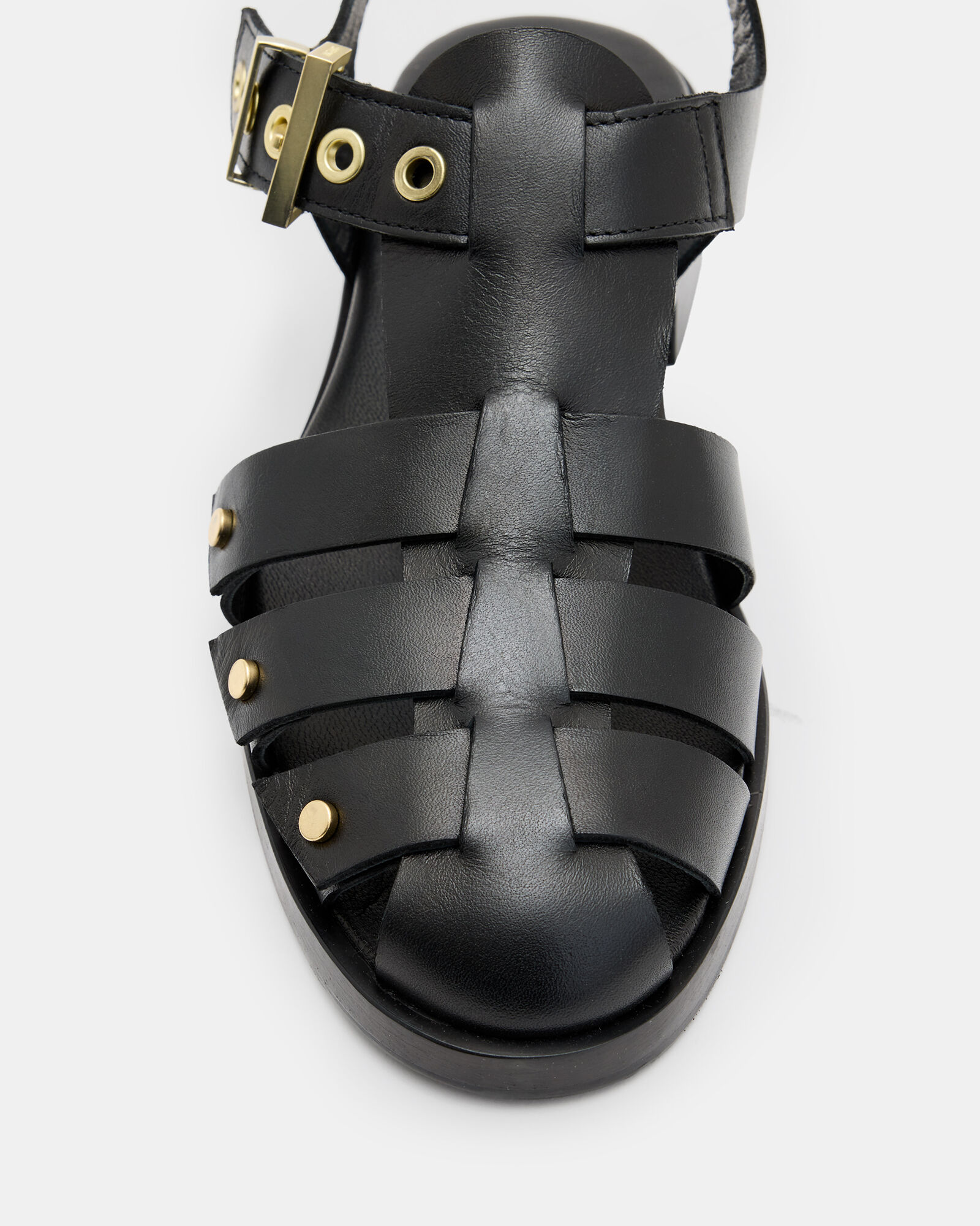 Nelly Studded Leather Sandals