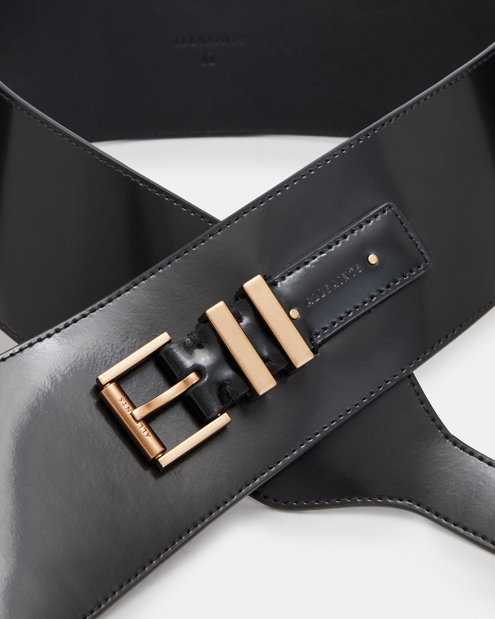 Marcella Asymmetric Taper Leather Belt