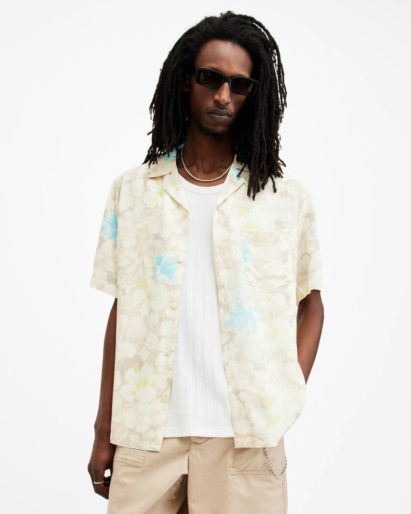 Nevada Floral Print Relaxed Fit Shirt