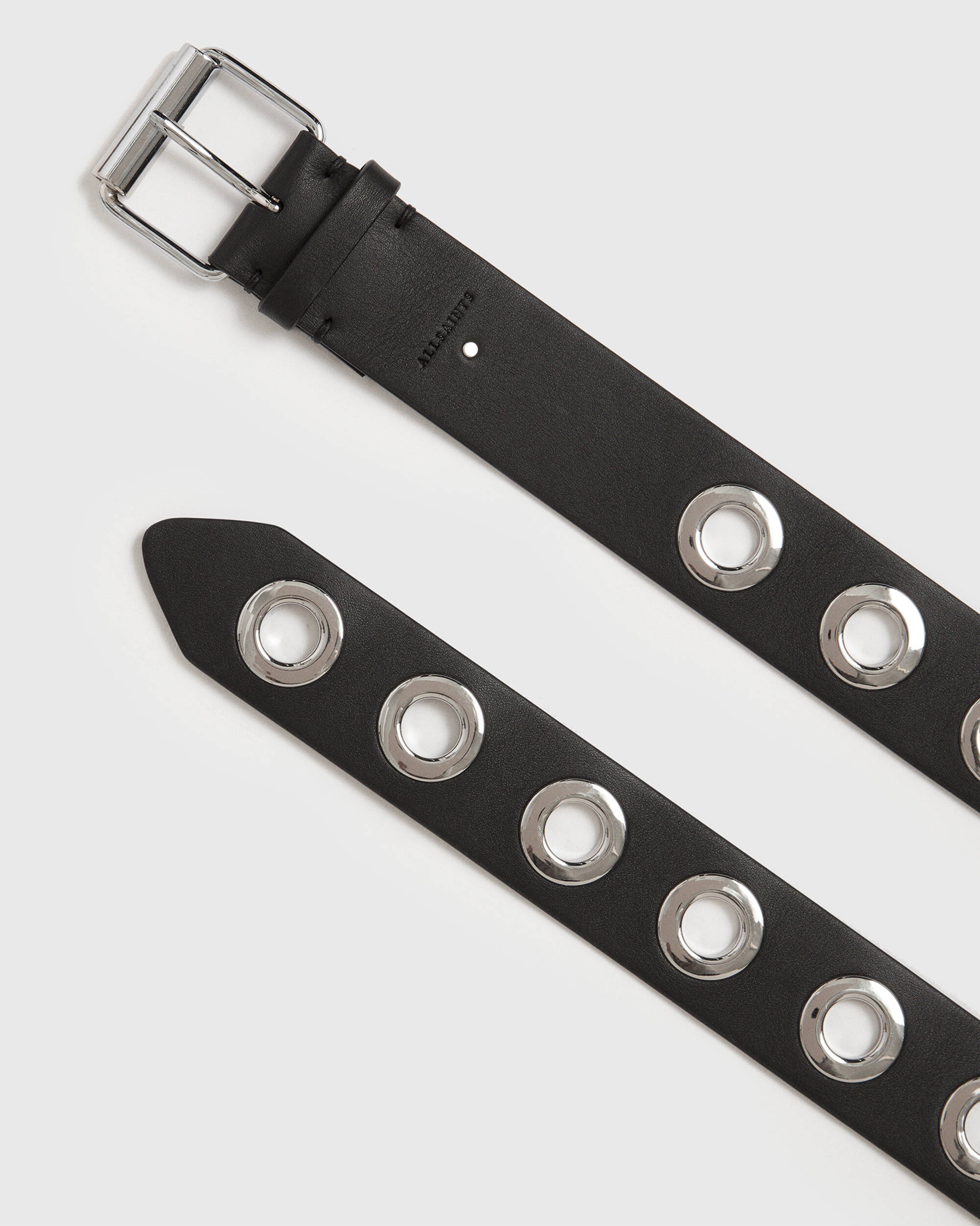 Dani Leather Belt Black | ALLSAINTS