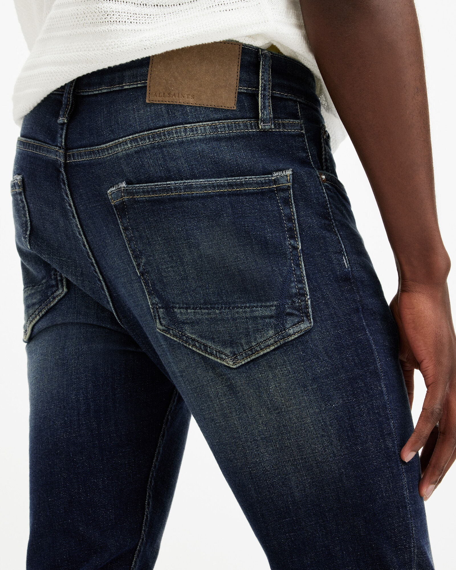 Cigarette Skinny Fit Stretch Denim Jeans