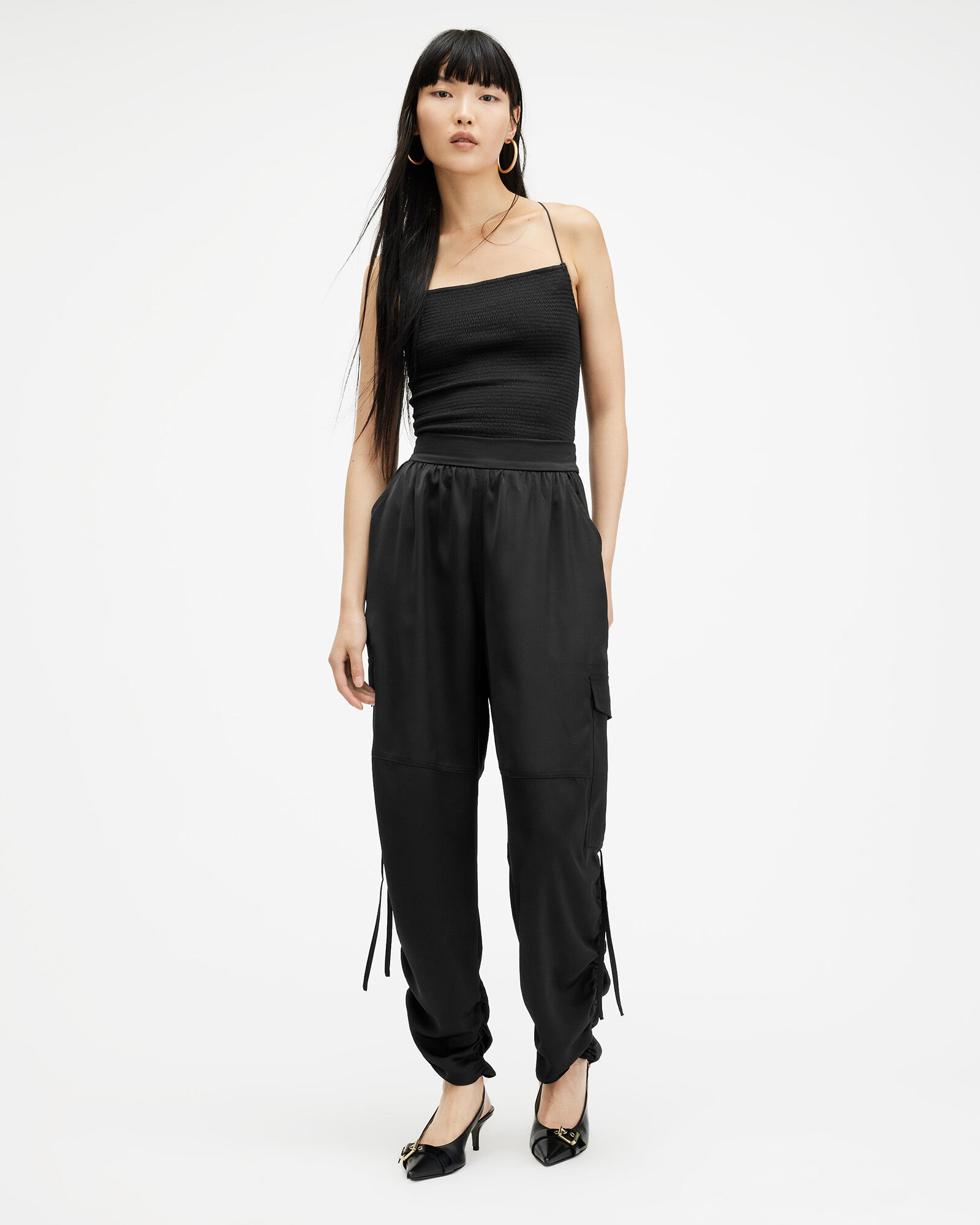 Kaye Oversized Drawcord Trousers