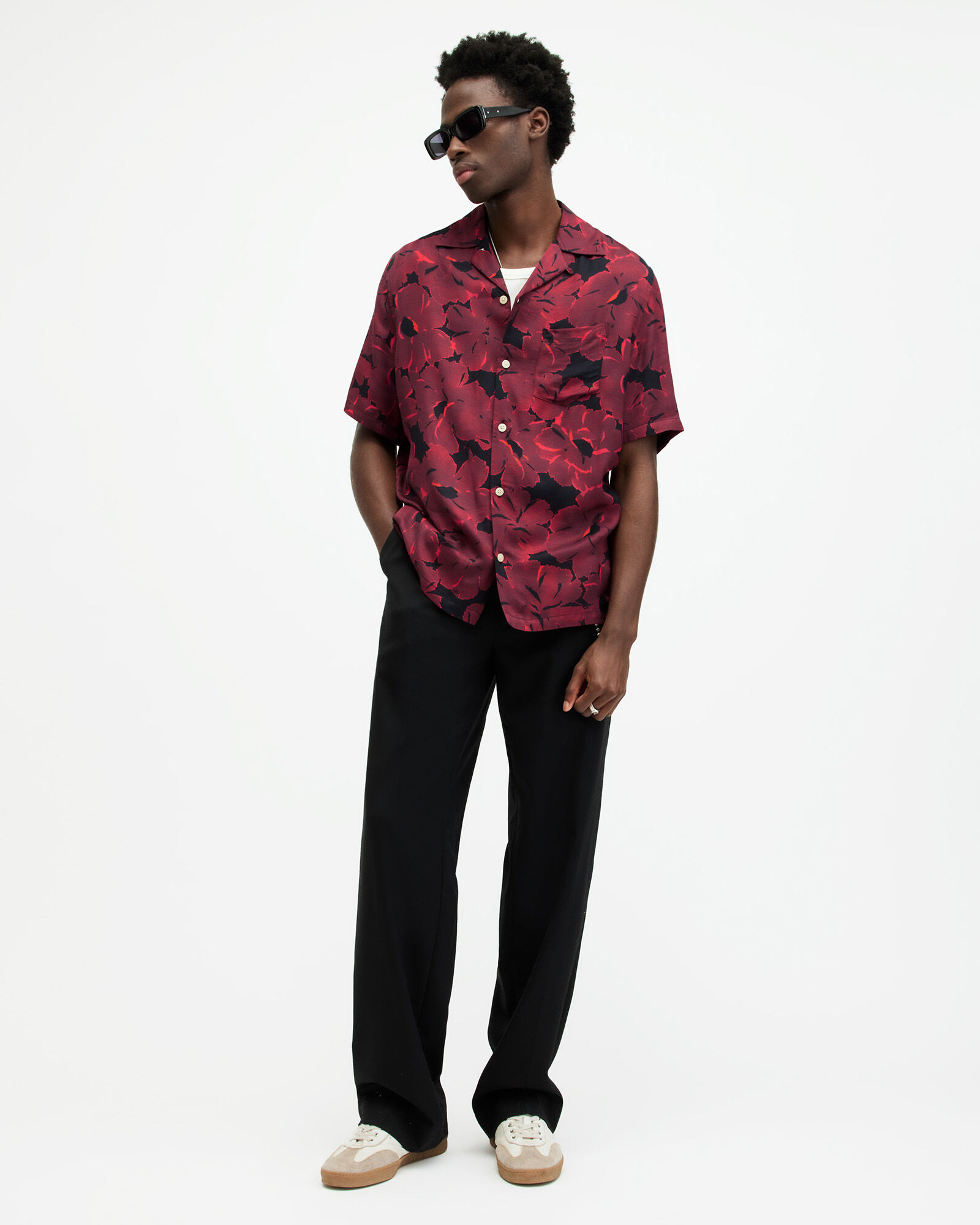 Kaza Floral Print Relaxed Fit Shirt