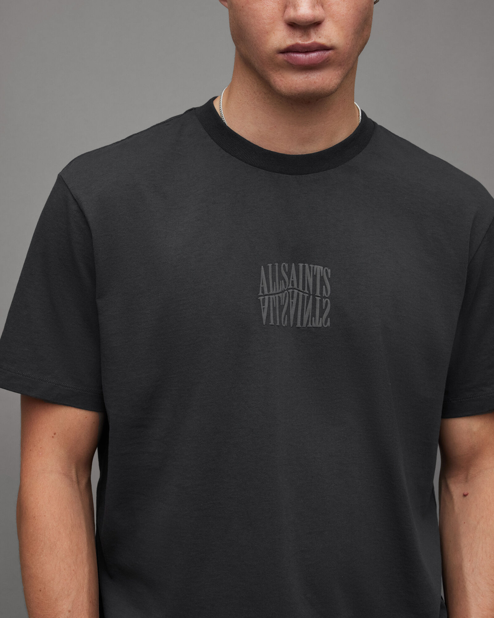 Varden Warped Logo Print Crew T-Shirt