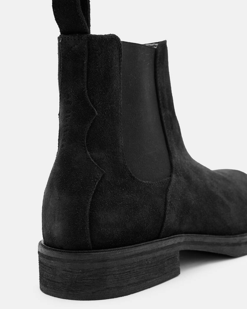 Creed Suede Chelsea Boots Black | ALLSAINTS