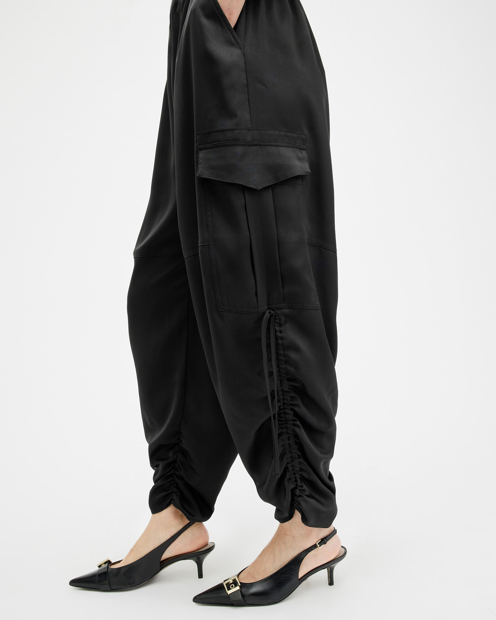 Kaye Oversized Drawcord Trousers