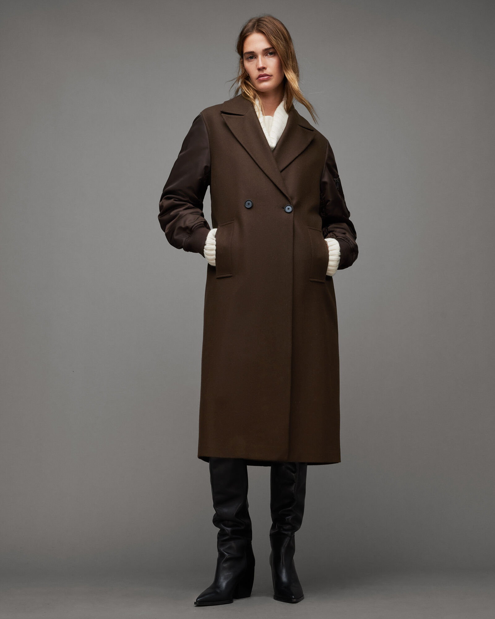Paulah Wool Cashmere Blend Coat