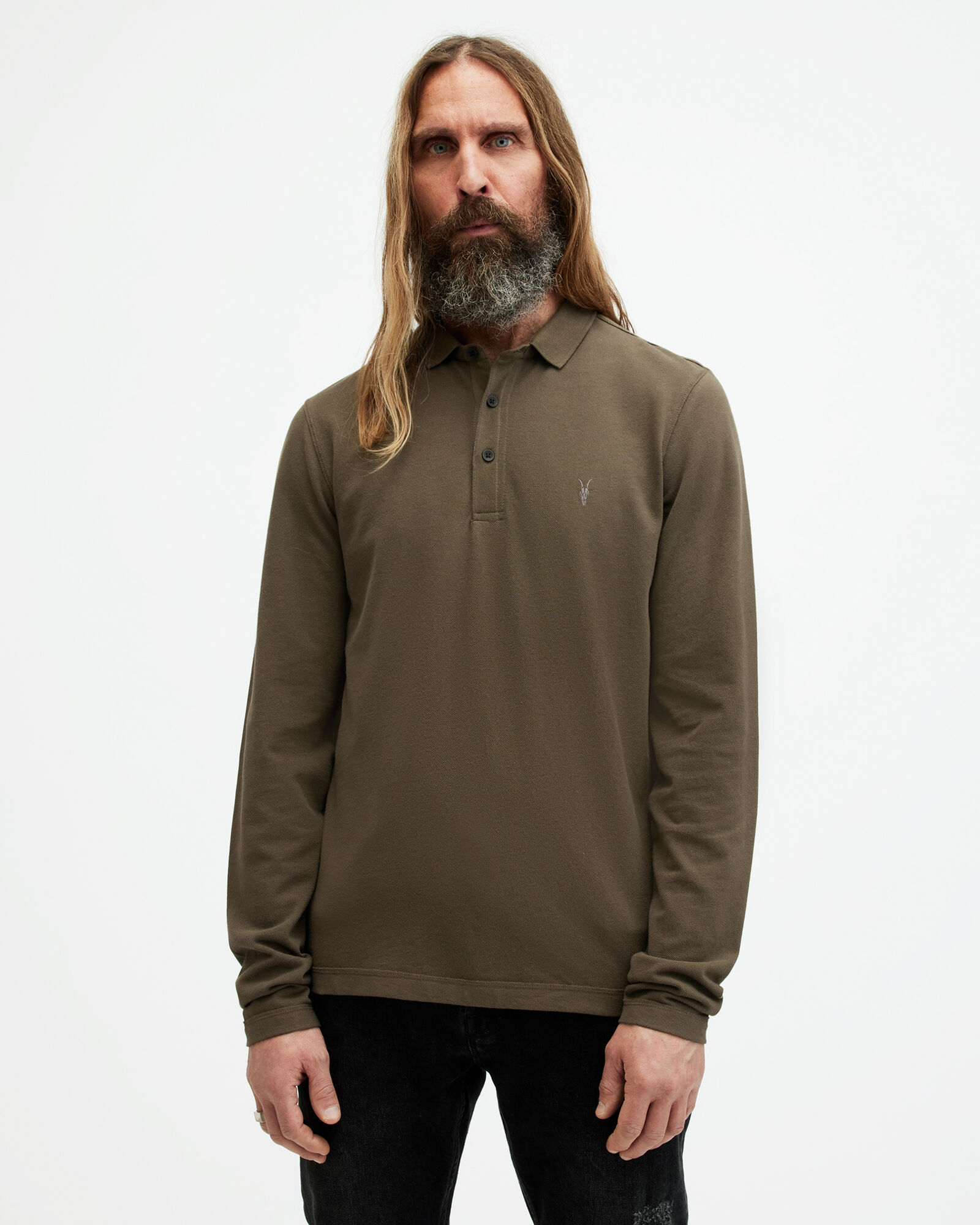 Reform Long Sleeve Ramskull Polo Shirt