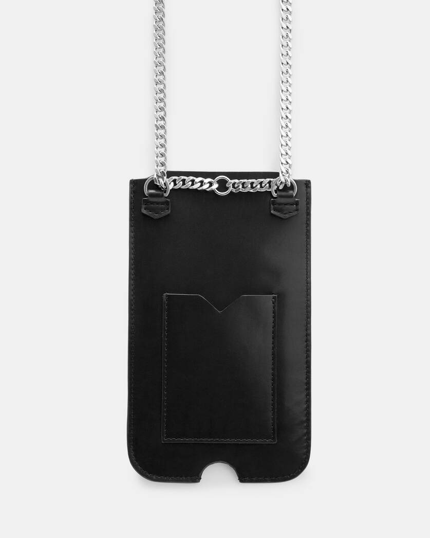 Cybele Mini Logo Leather Phone Holder  large image number 3