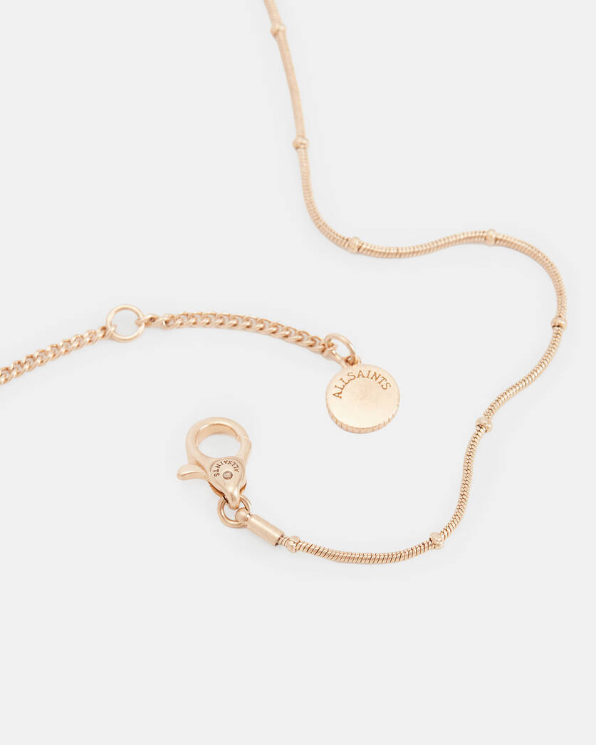 Lyra Gold-Tone Cross Necklace