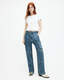 Florence Wide Leg Denim Cargo Trousers  large image number 4