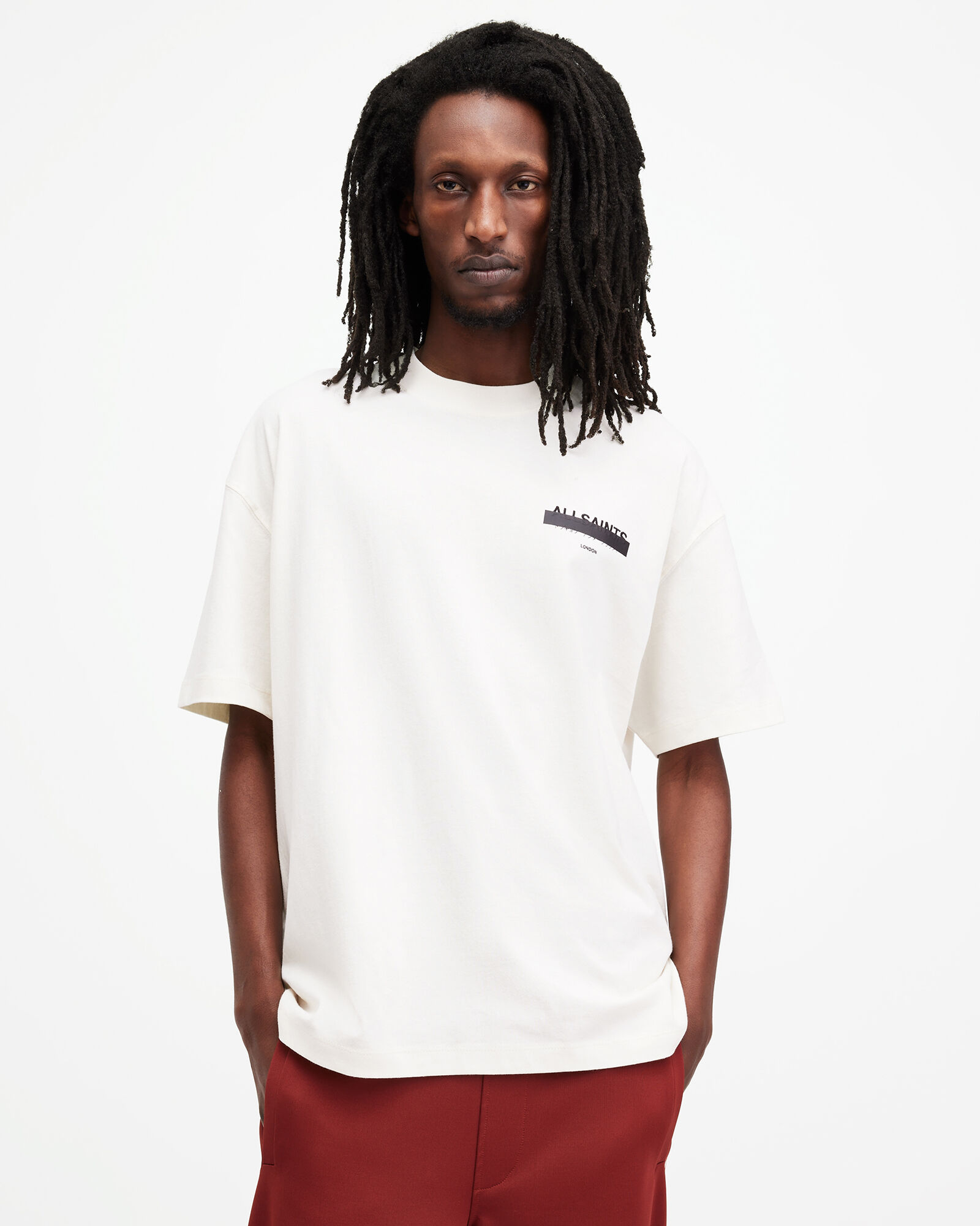 Redact Oversized Embroidered Logo T-Shirt