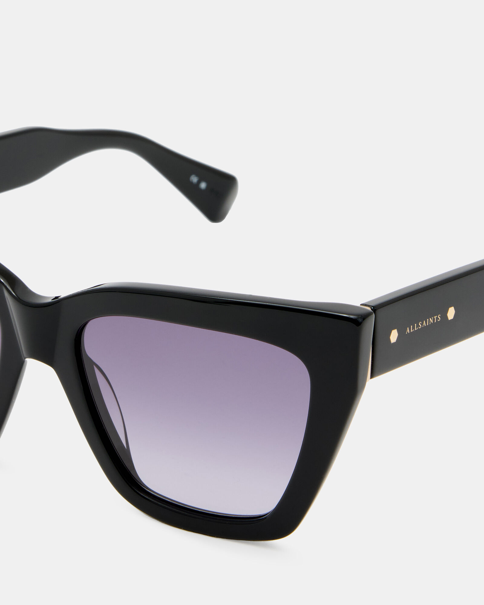 Buy All Saints Joy Sunglasses - Gloss Black At 60% Off | Editorialist