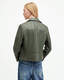 Dalby Slim Fit Leather Biker Jacket  large image number 6