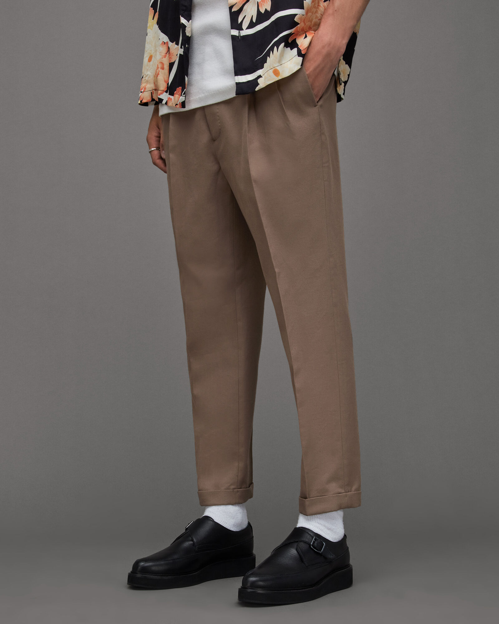 Tapered FIt Men Casual Cotton Trousers