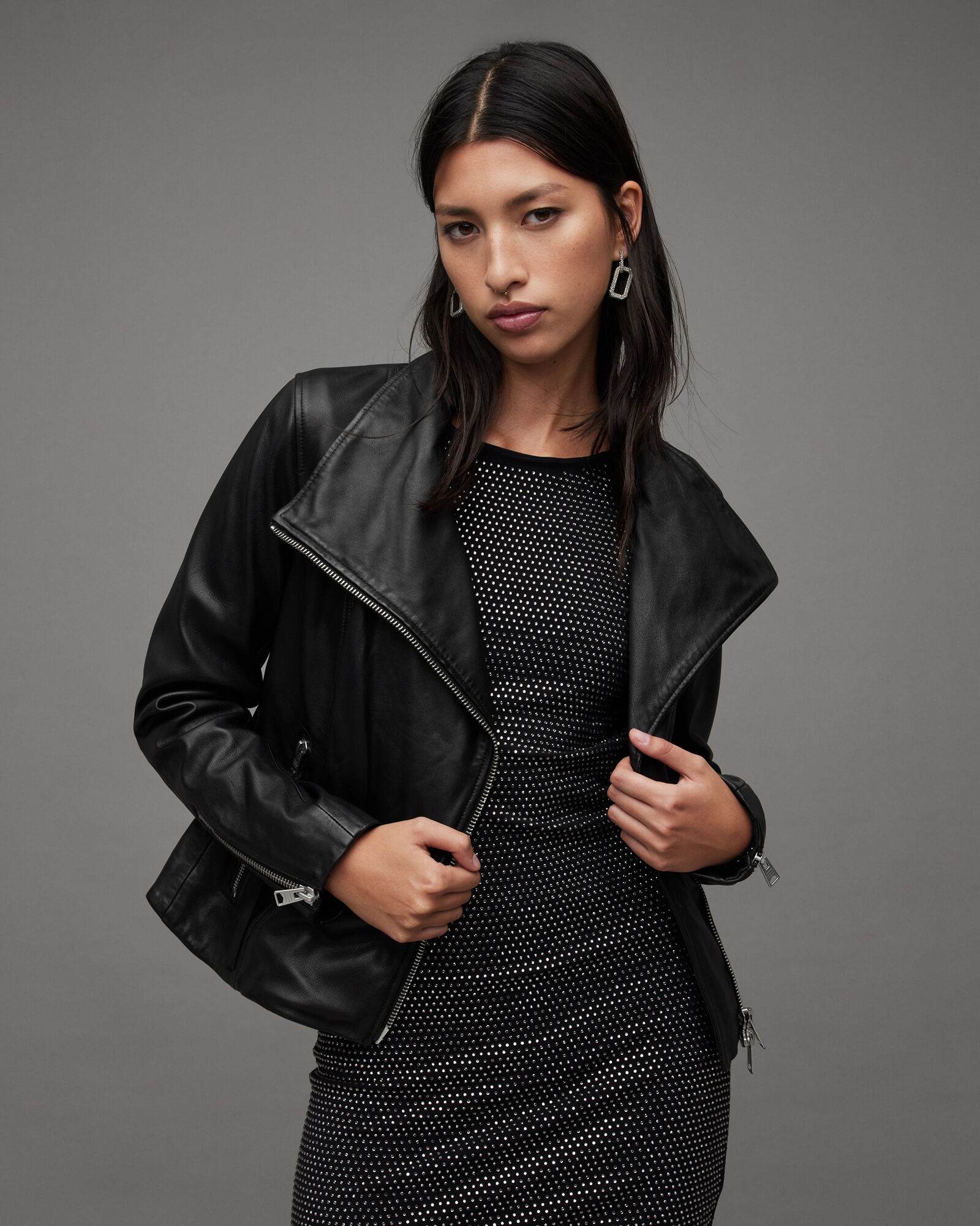 Women's Genuine Leather Moto Jacket | Women's Coats & Jackets |  Abercrombie.com