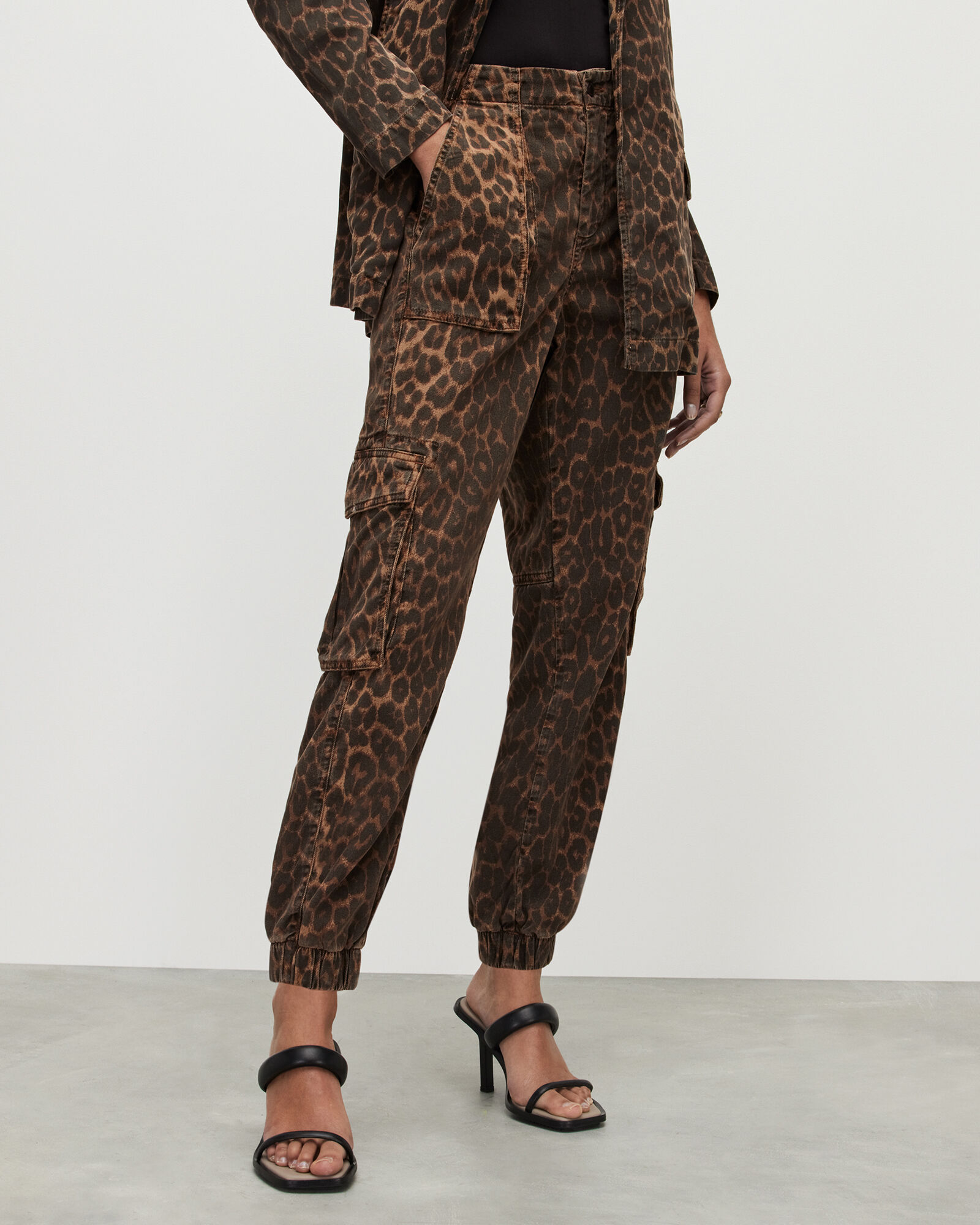 Buy Rosatro Women Trouser Regular fitLadies Women Leopard Print High Waist  Wide Leg Trousers Casual Pants for Summer FormalCasual Wear at Amazonin