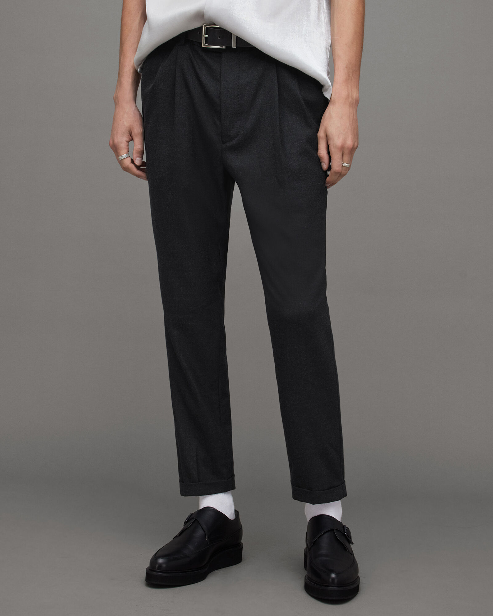 GenesinlifeShops | Men's Clothing | shorts for everyday wear | AllSaints  'Tallis' tailored trousers