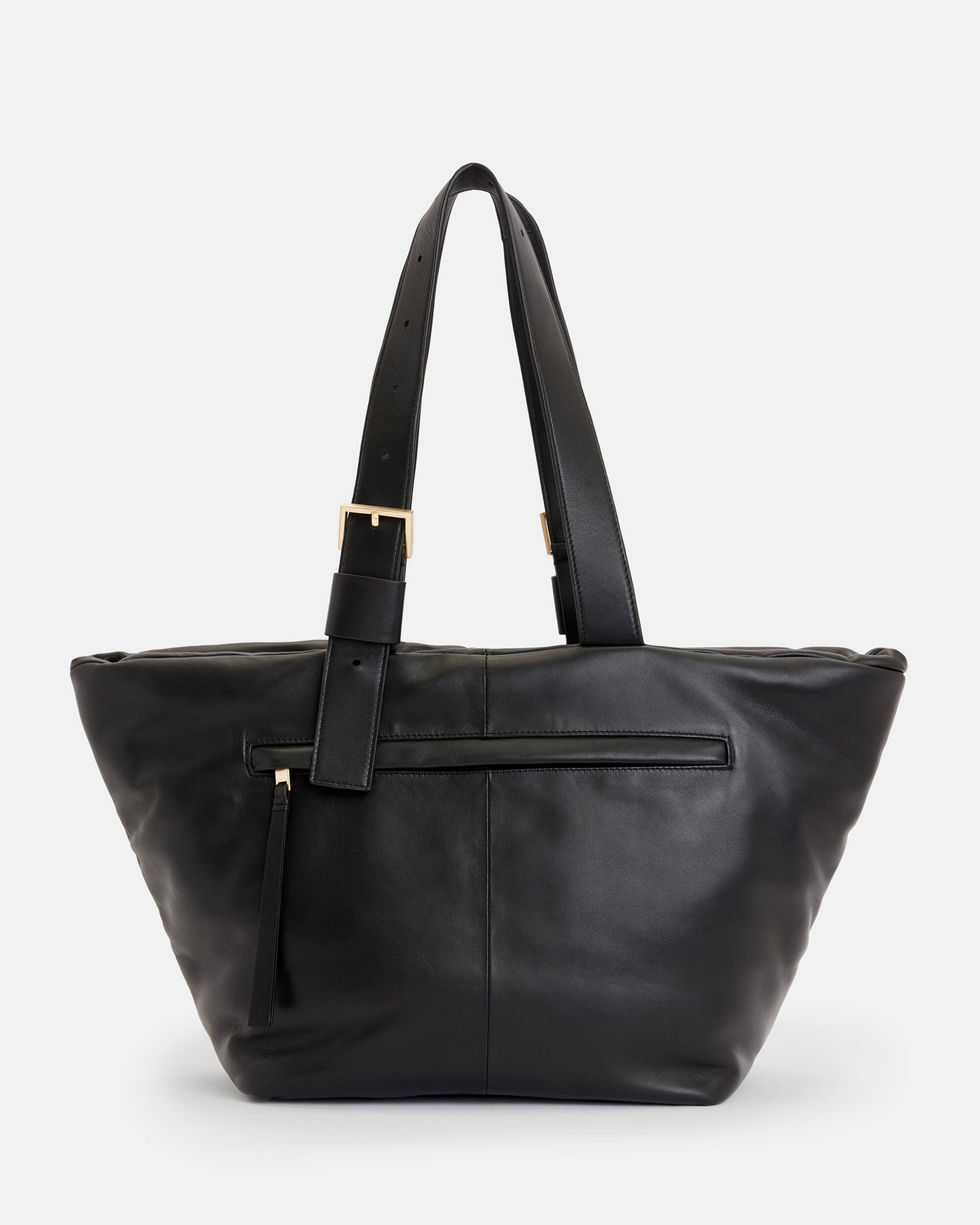 Aika Leather Tote Bag Black | ALLSAINTS