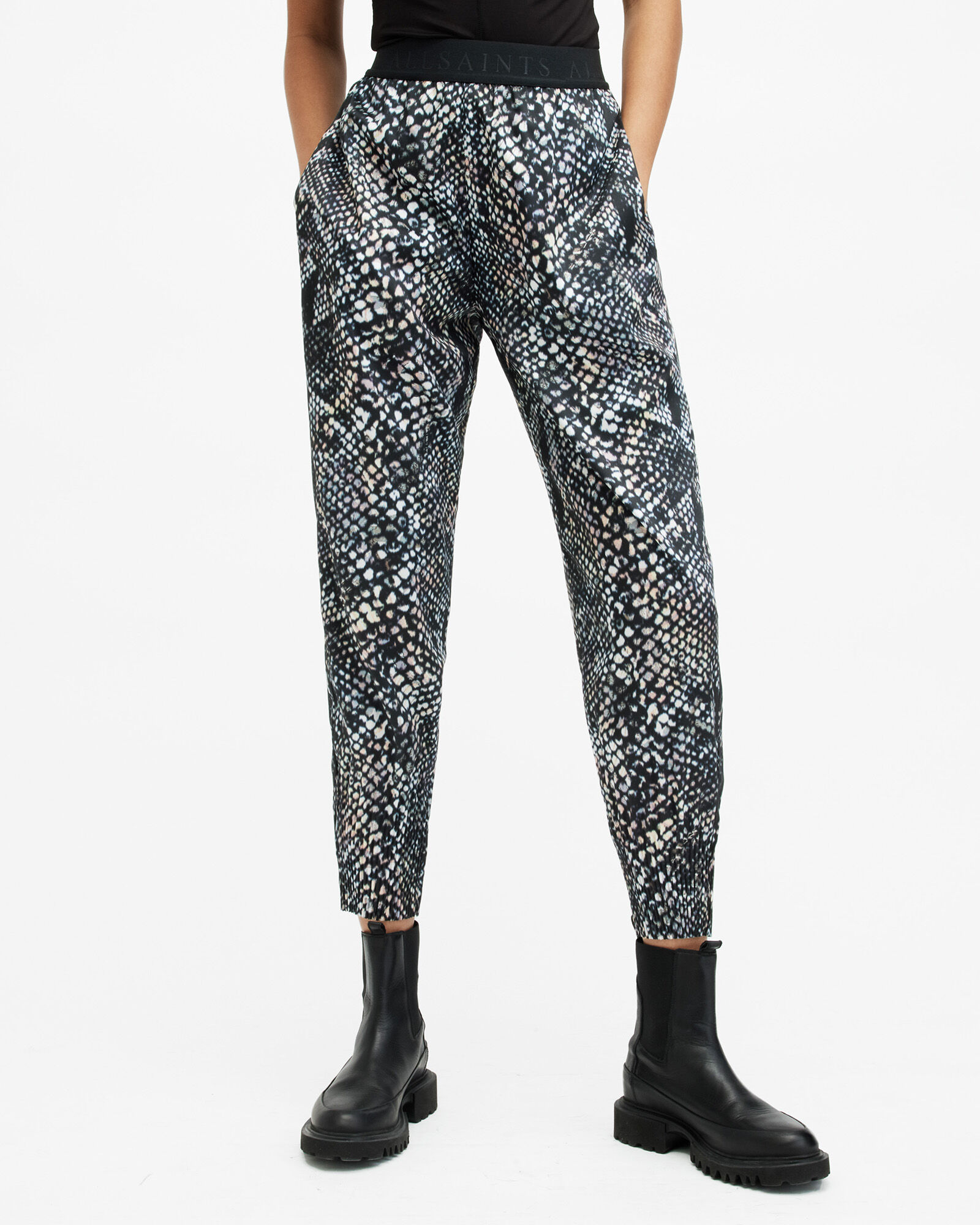 Nala Waima Print Tapered Trousers