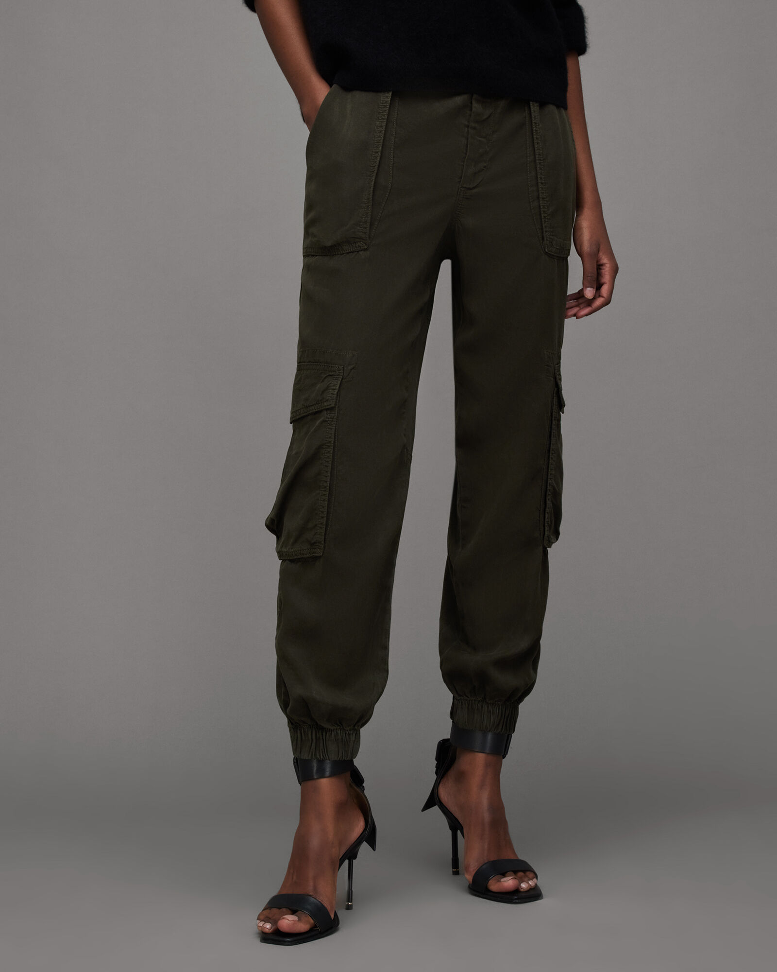 AllSaints Elle Trouser - Wide leg trousers - Boozt.com