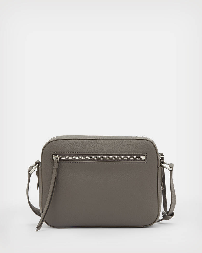 Leather handbag All Saints Grey in Leather - 17852317