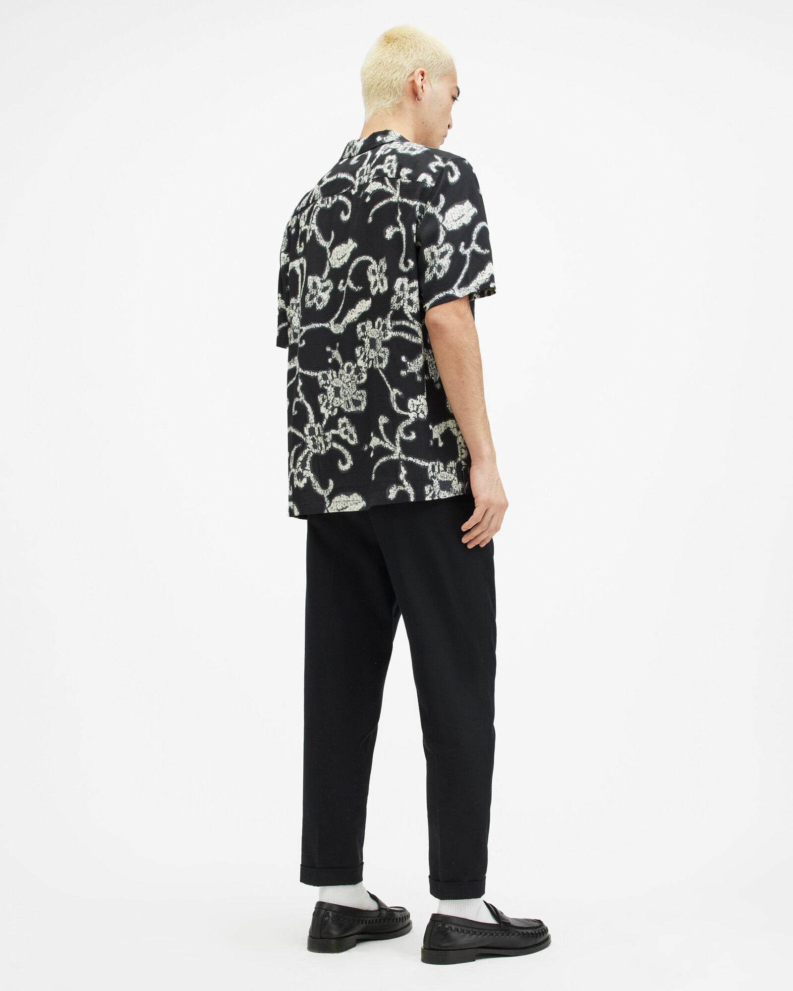 Tallis Slim Fit Cropped Tapered Pants