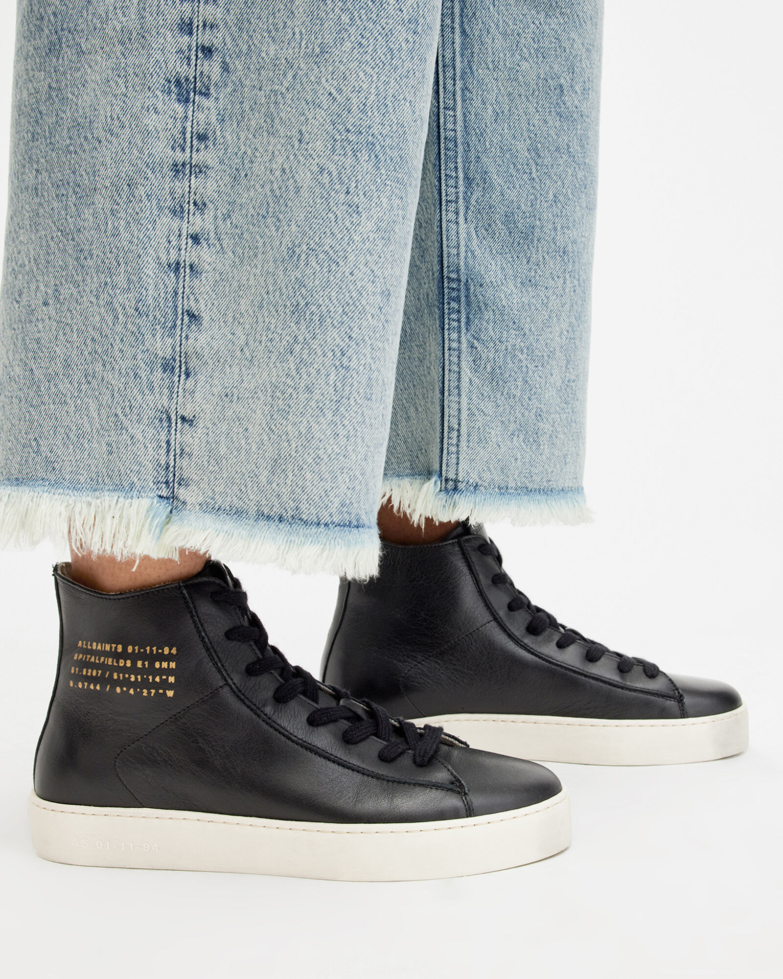 Tana Leather High Top Sneakers