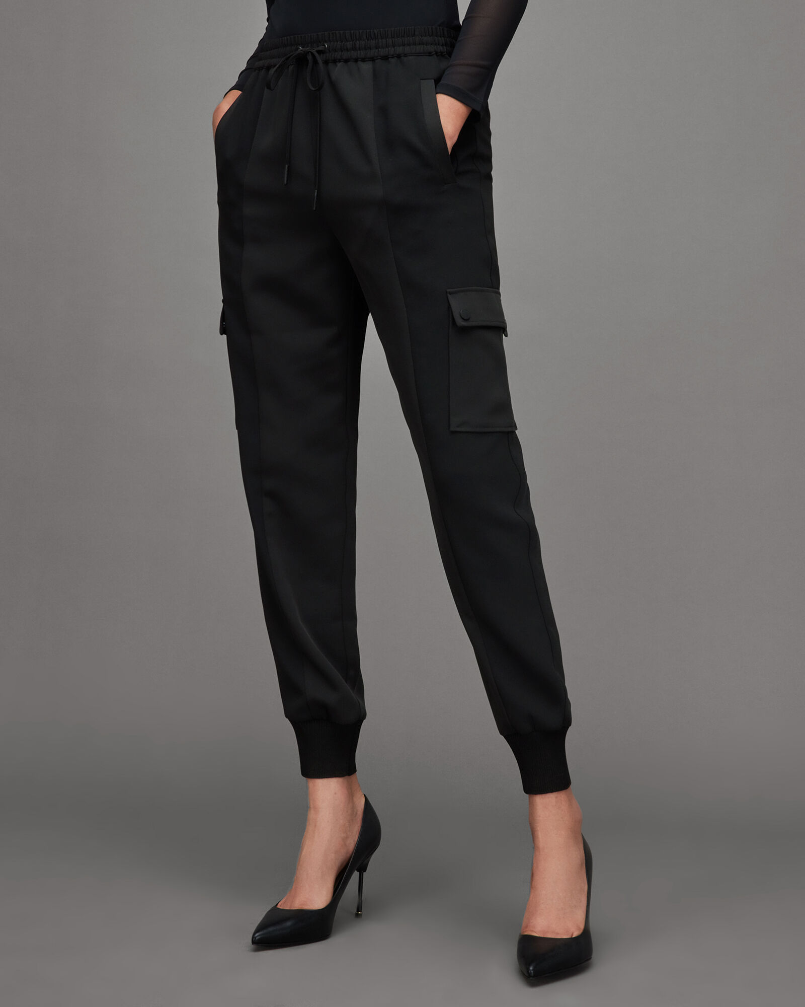 Brave Soul Cargo Cuff Pant | Black | Footasylum