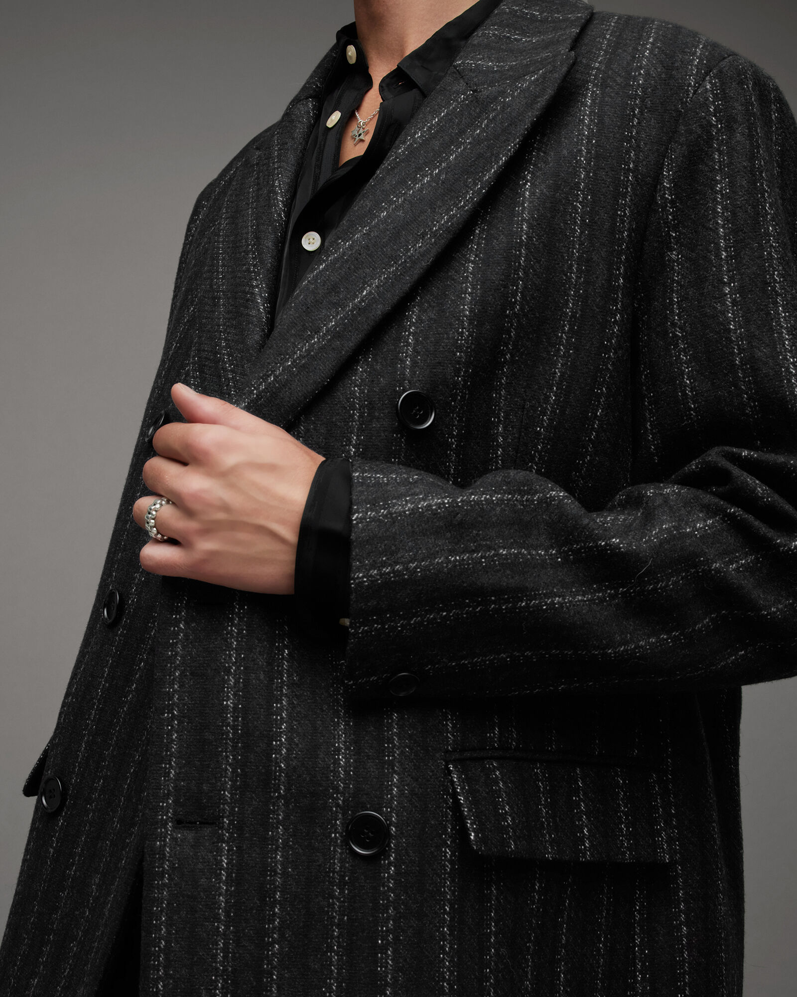 Lovell Recycled Wool Cashmere Blend Coat