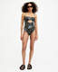 Niki Floral Bandeau Cut-Out Swimsuit  large image number 5