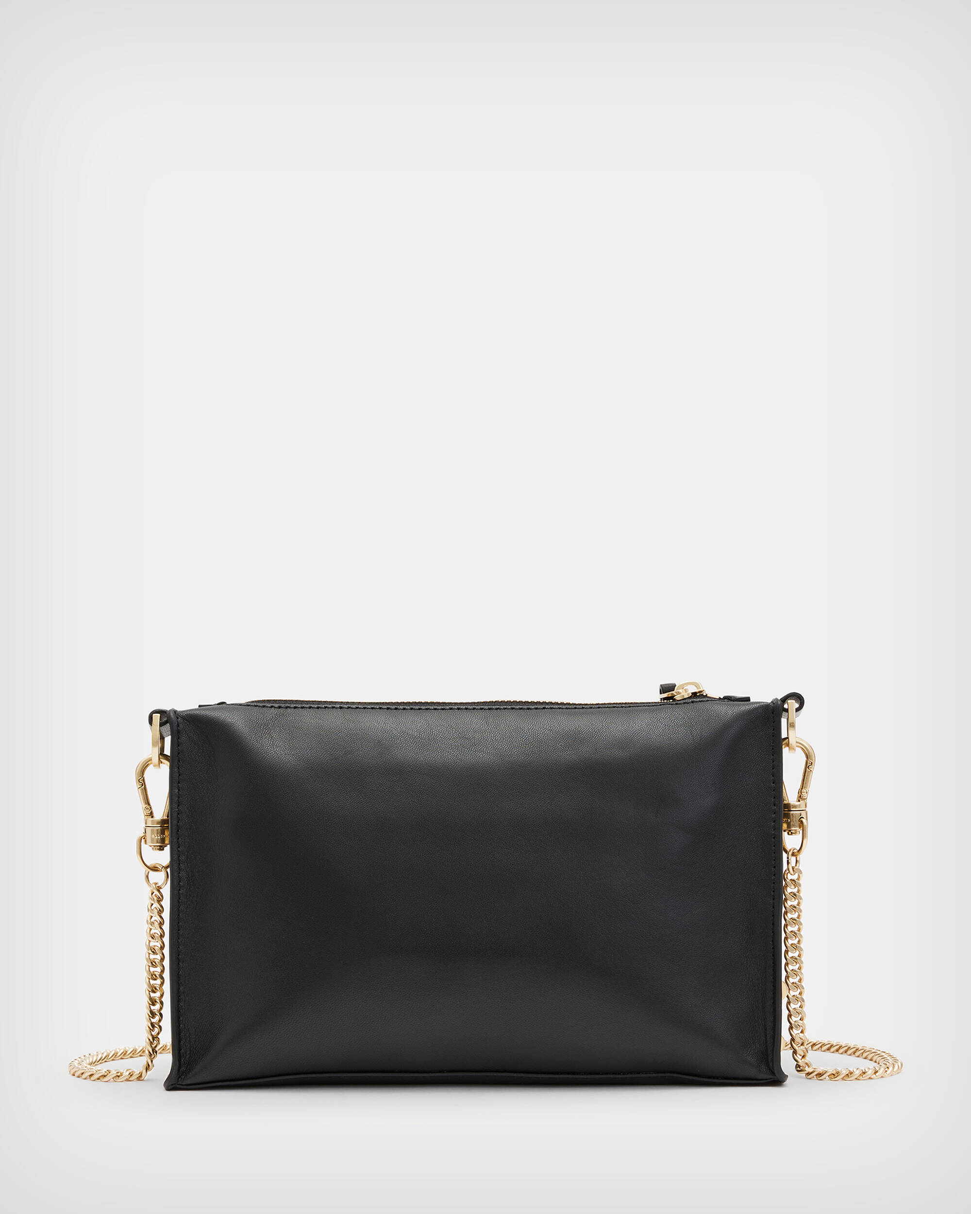 Eve Studded Leather Crossbody Bag BLACK/GOLD | ALLSAINTS US