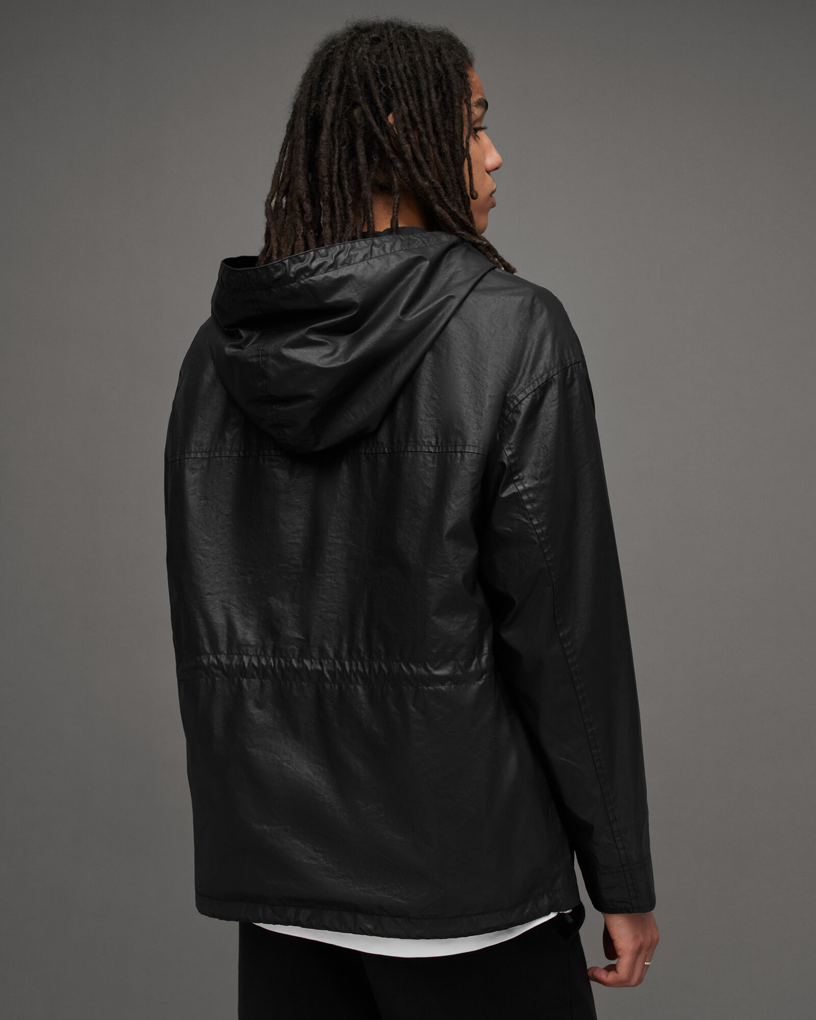 Segmore Pullover Hooded Coated Jacket