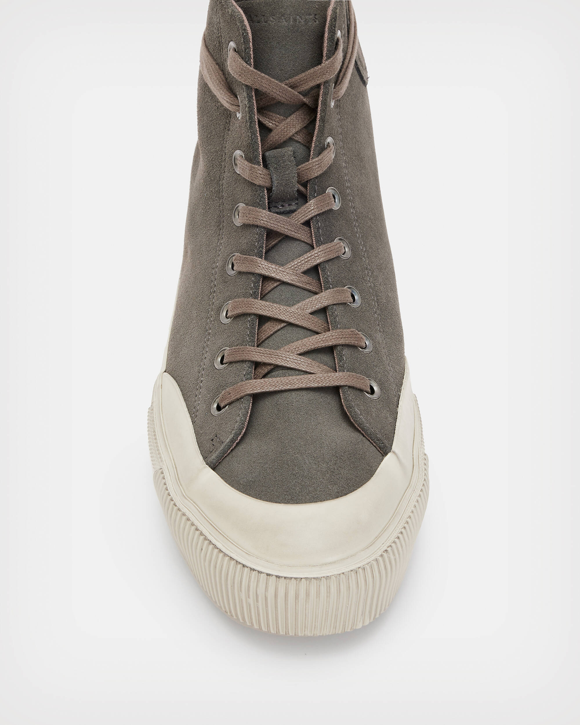 Dumont High Top Sneakers Slate Grey | ALLSAINTS US