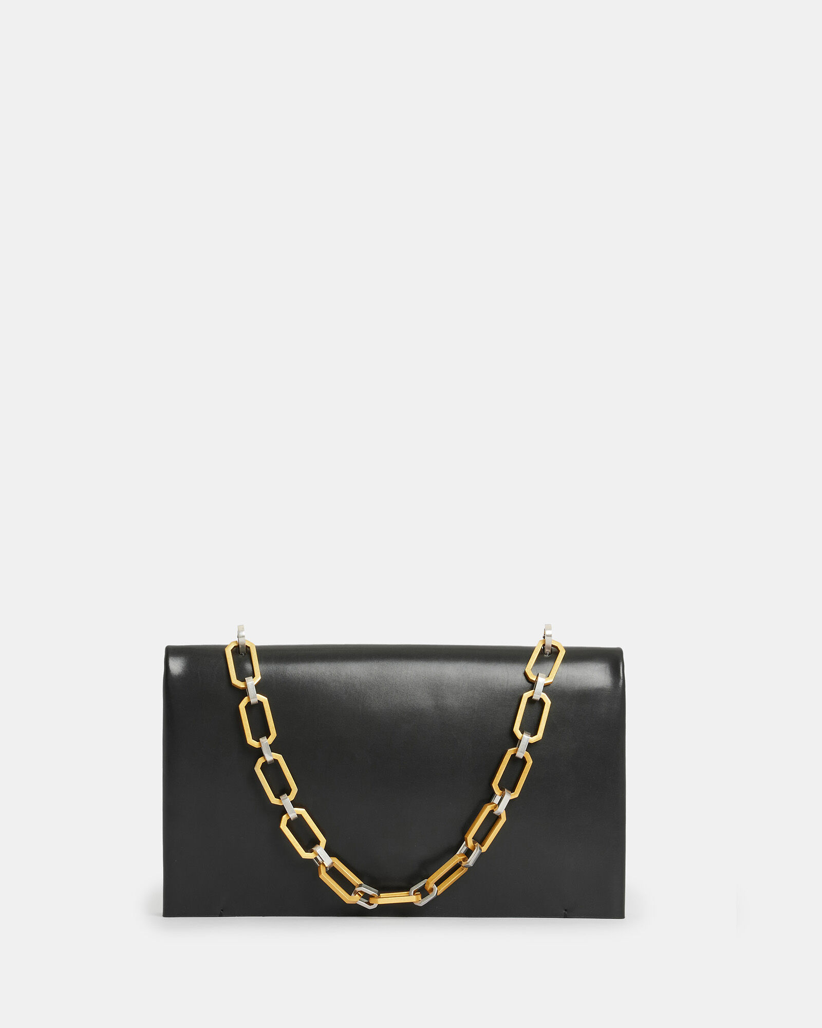 Akira Leather Removable Chain Clutch Bag