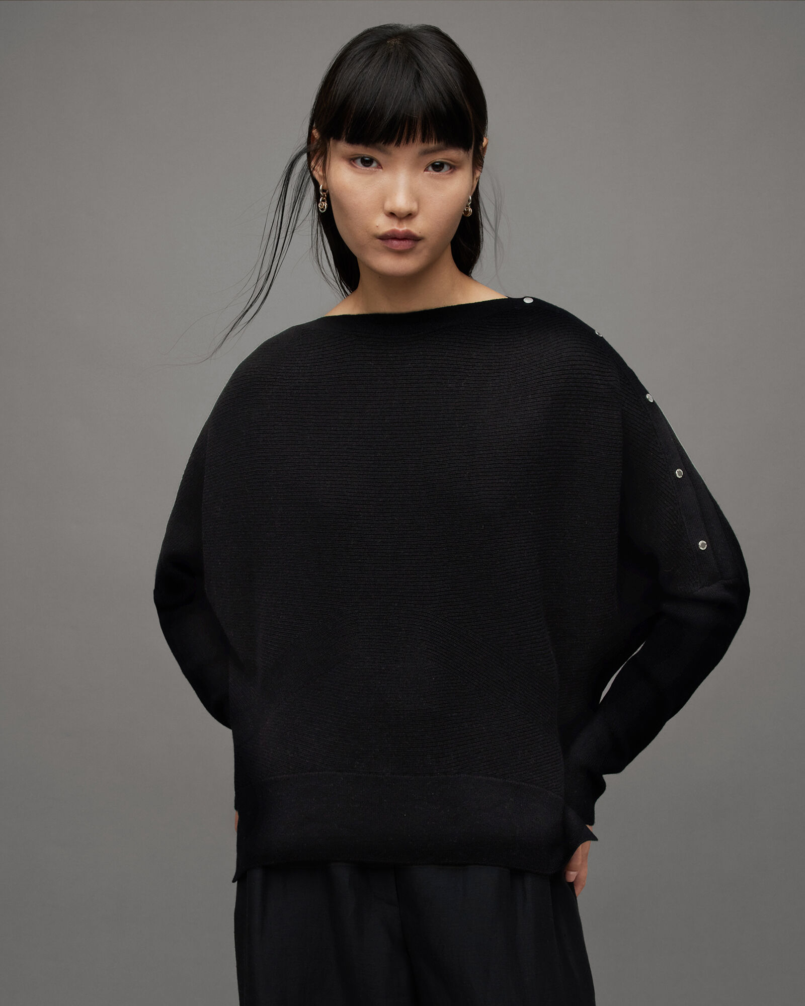 Raven Wool Cashmere Blend Sweater