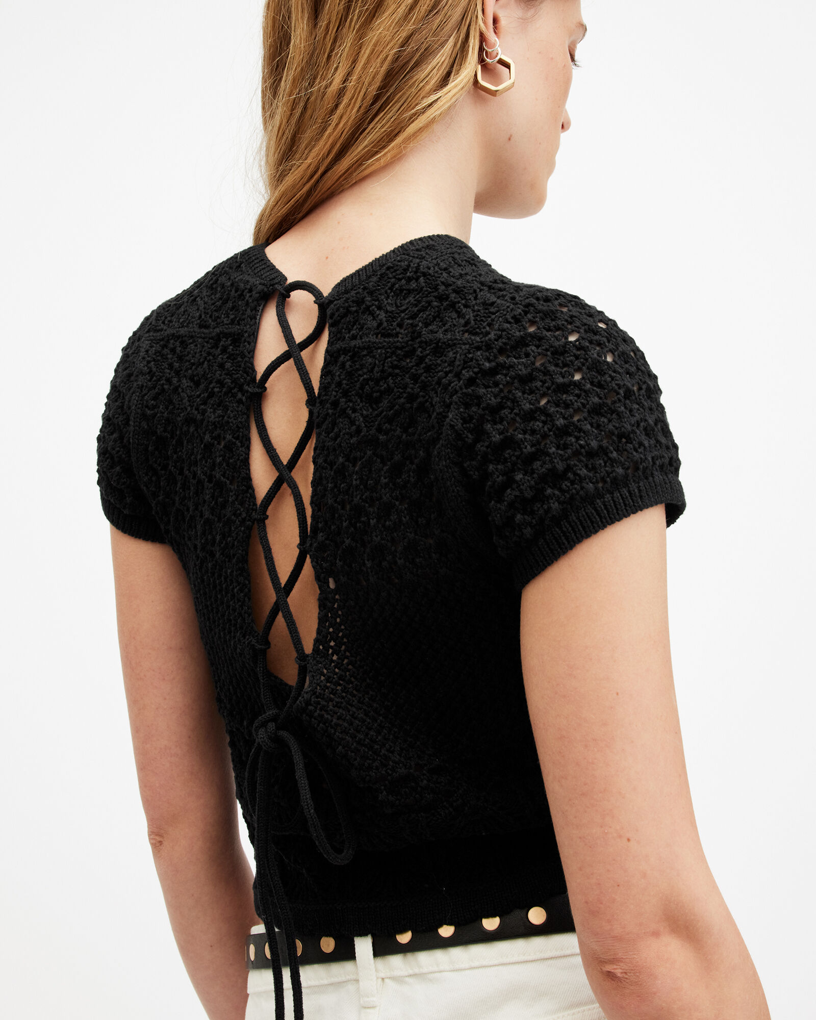 Briar Crochet Knitted Slim Fit Top