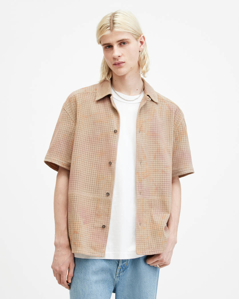 Dante Relaxed Fit Suede Shirt