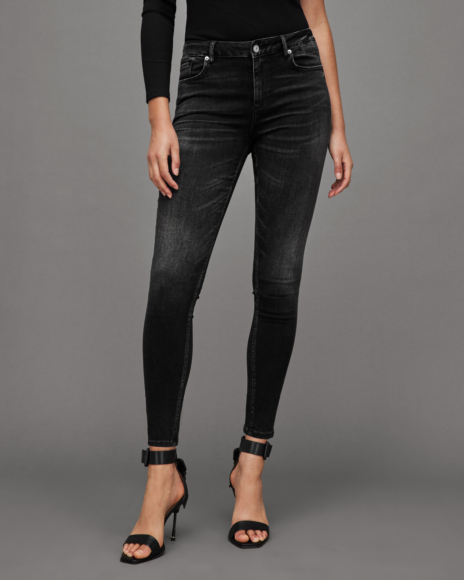 Miller Mid-Rise Skinny Fit Denim Jeans