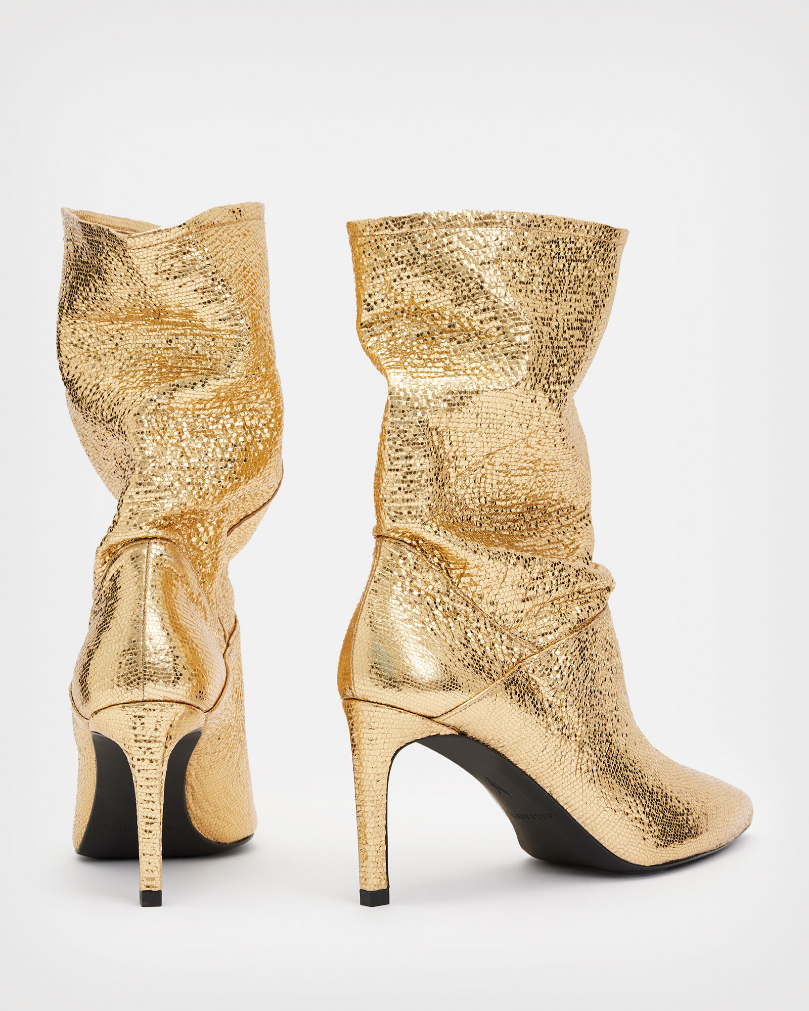 Orlana Shimmer Leather Boots
