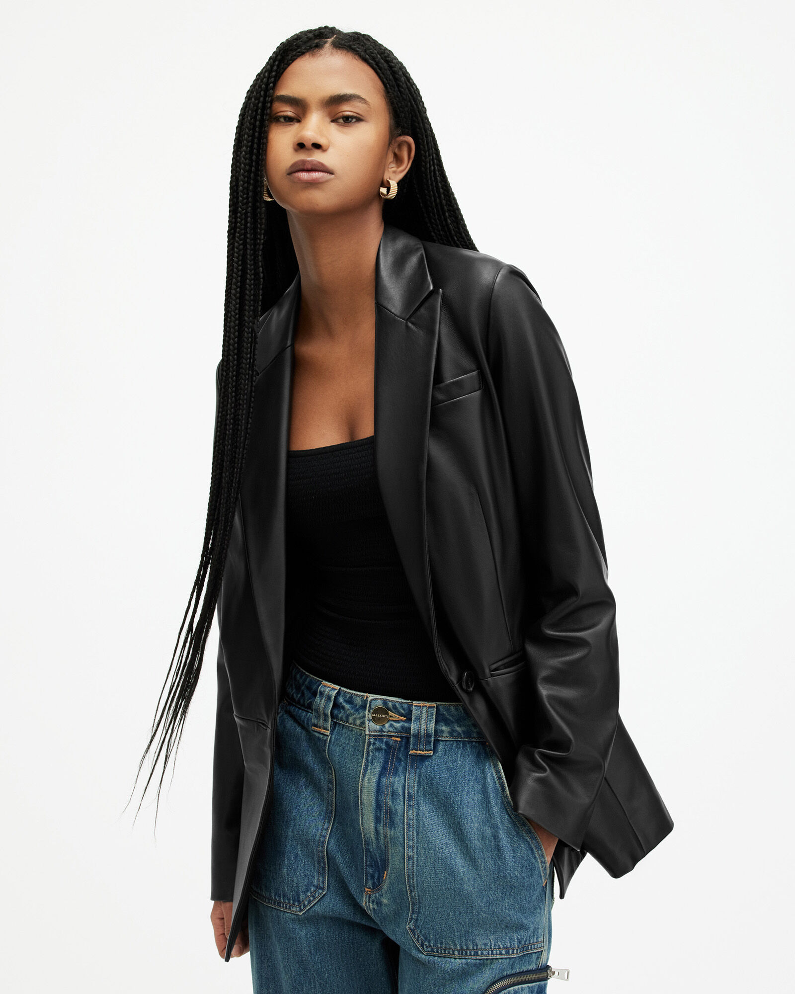 The Vogue Blazer - Black – Triangle T Boutique