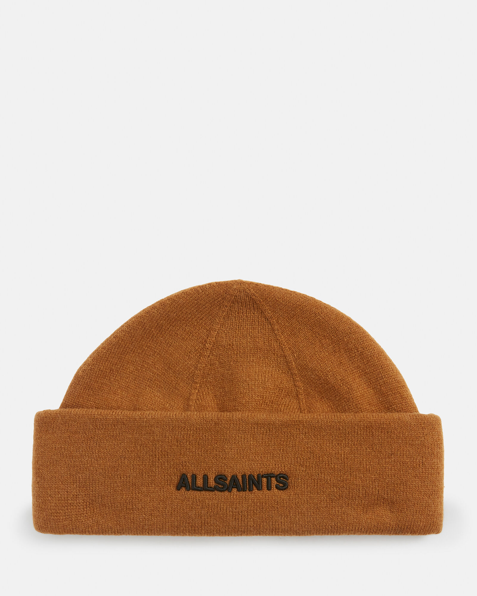 Bode Small Embroidered Logo Beanie Tobacco Gold | ALLSAINTS US