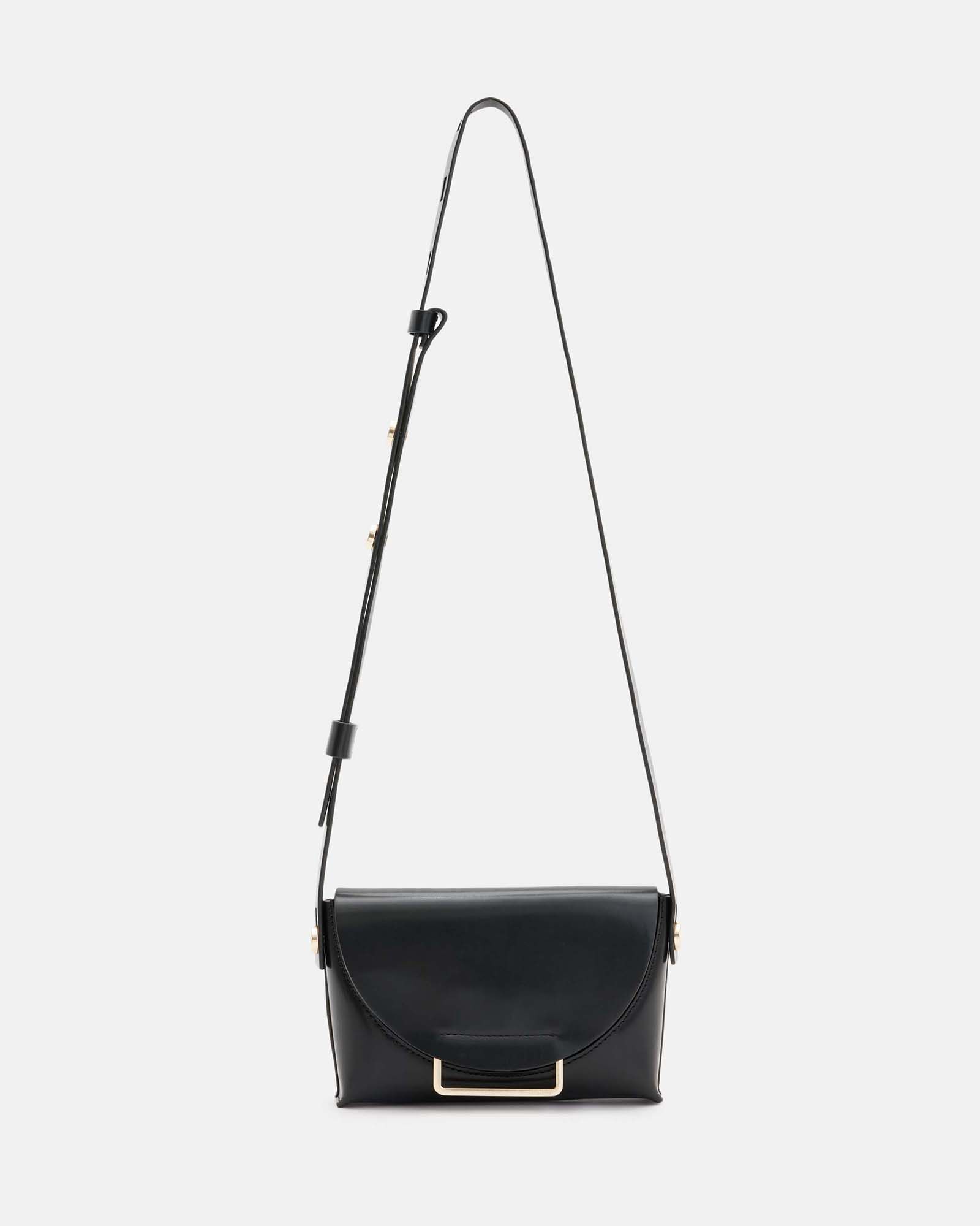 Francine Leather Crossbody Bag Black | ALLSAINTS US