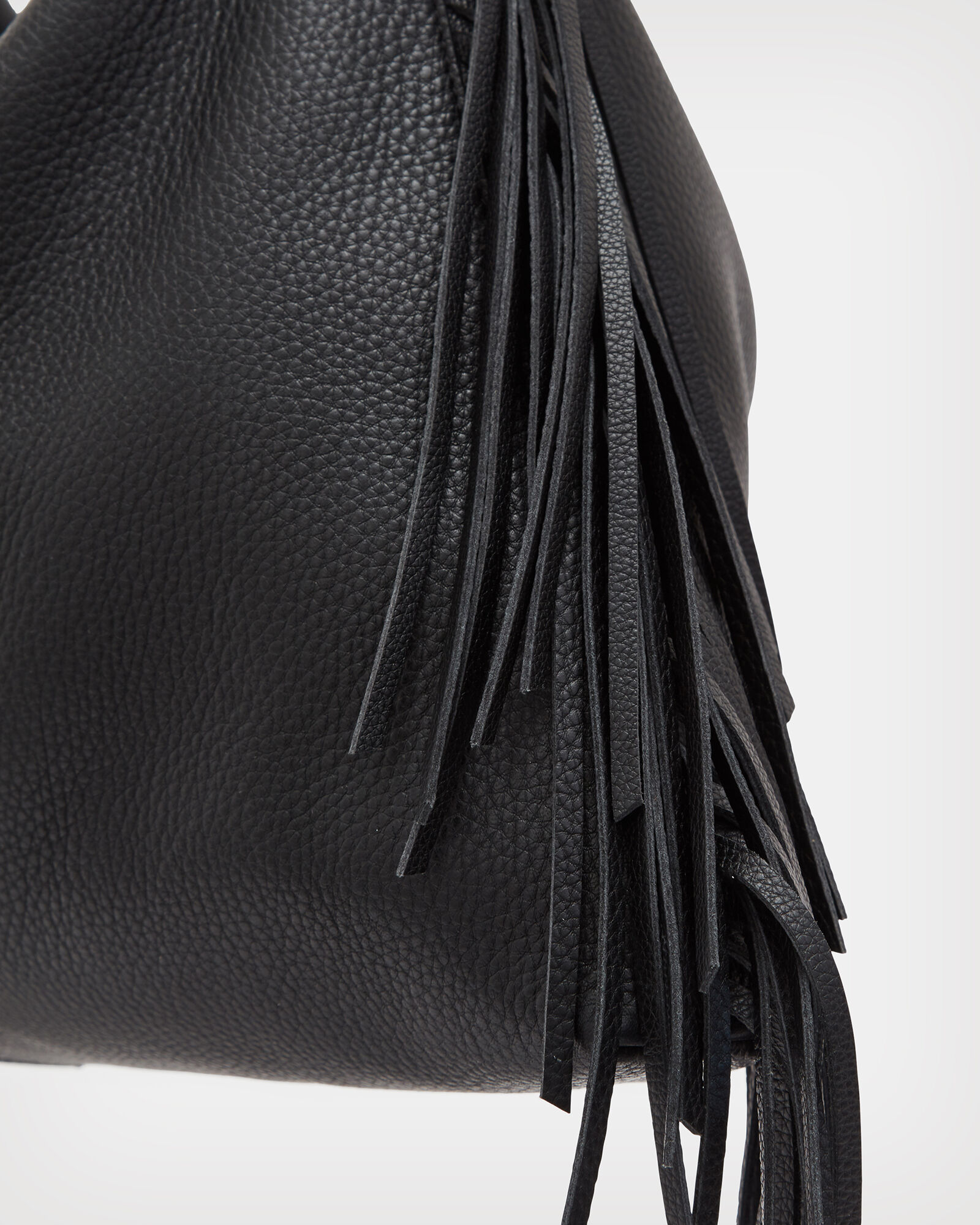 Edbury Leather Fringed Shoulder Bag
